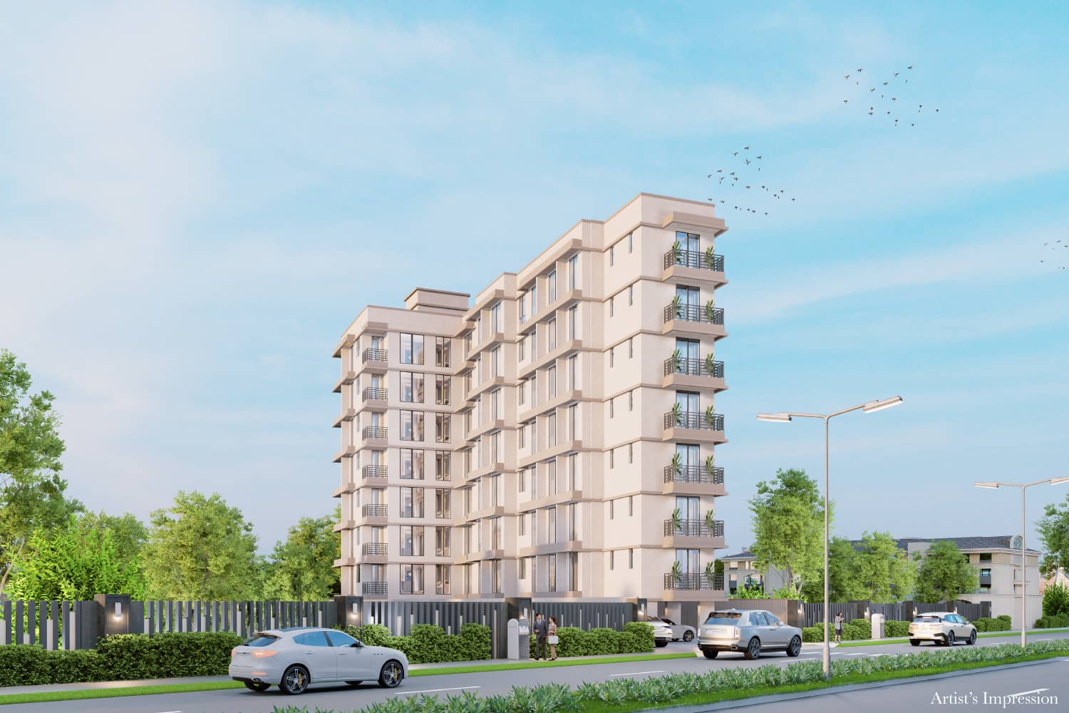Bhakti Park building elevation